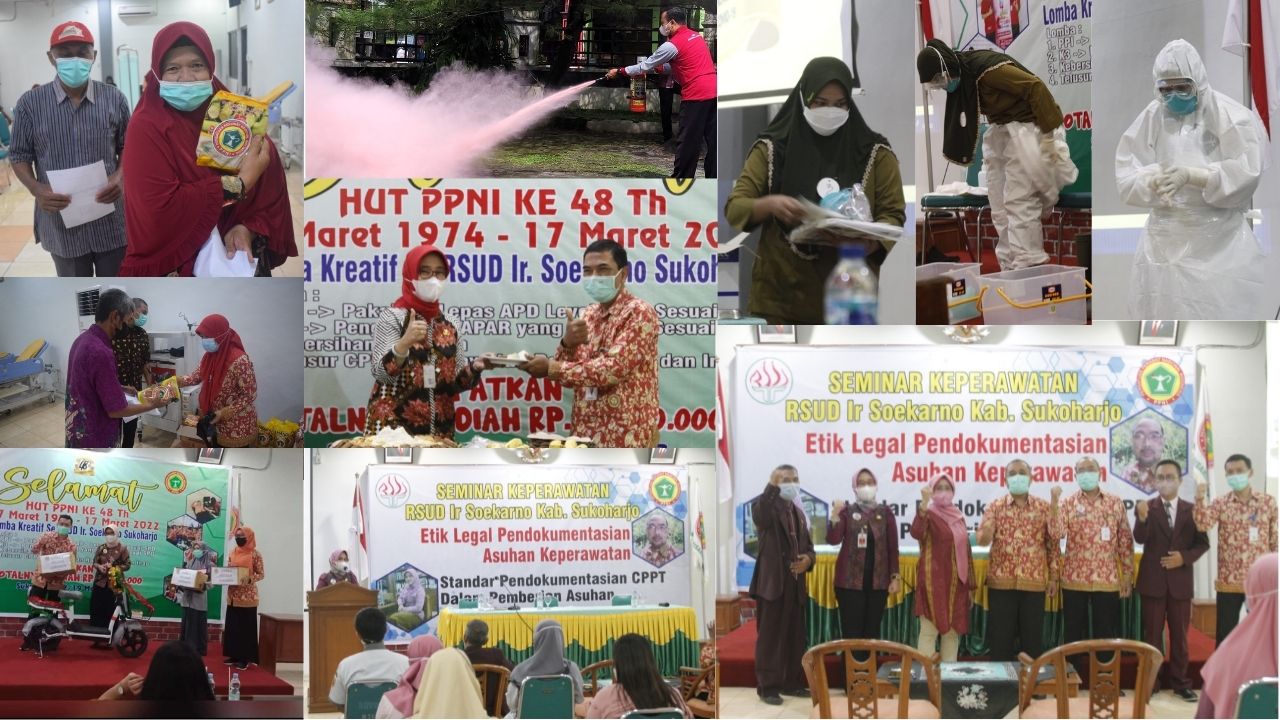 Kemeriahan Peringatan HUT Ke-48 PPNI di RSUD Kabupaten Sukoharjo