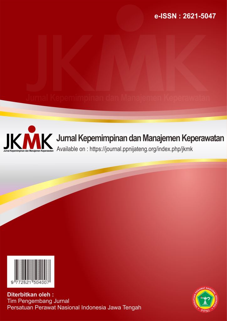 Jurnal Kepemimpinan dan Manajemen Keperawatan