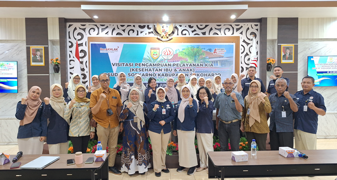 VISITASI PENGAMPUAN PELAYANAN KIA (KESEHATAN IBU & ANAK) RSUD IR SOEKARNO KABUPATEN SUKOHARJO OLEH RSUD DR.MOEWARDI
